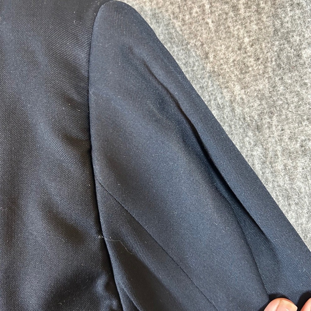 Oxxford Clothes Neiman Marcus Renaissance N3 Navy Super 100s Wool Blazer 44R Men - Picture 7 of 11